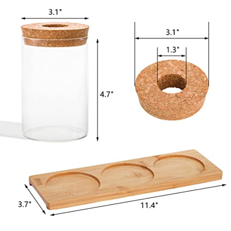 3 Pcs Plant Terrarium Propagat – обзор и цена Propagation Station Vase