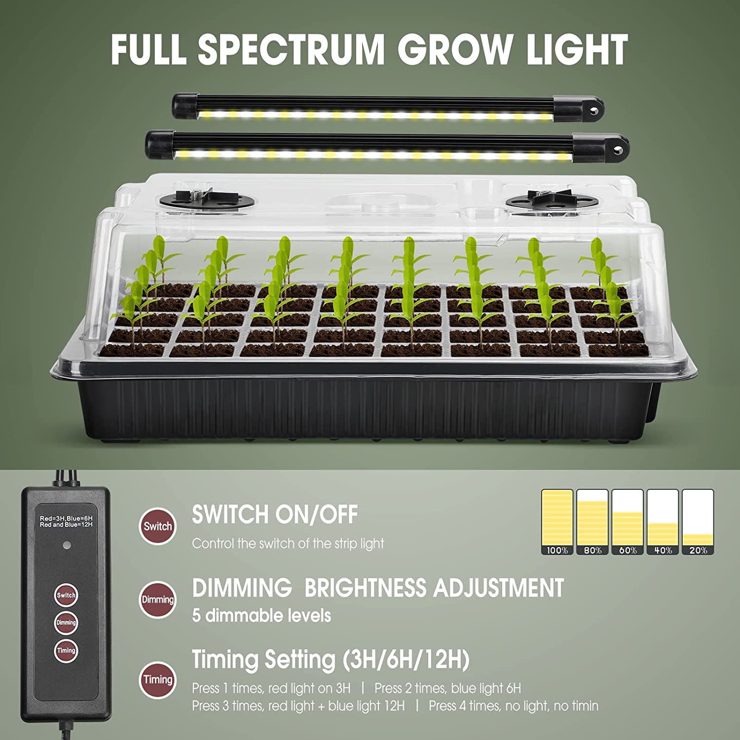 【Best 】1 Set, Seed Starter Tra – обзор и цена Humidity Dome Kit