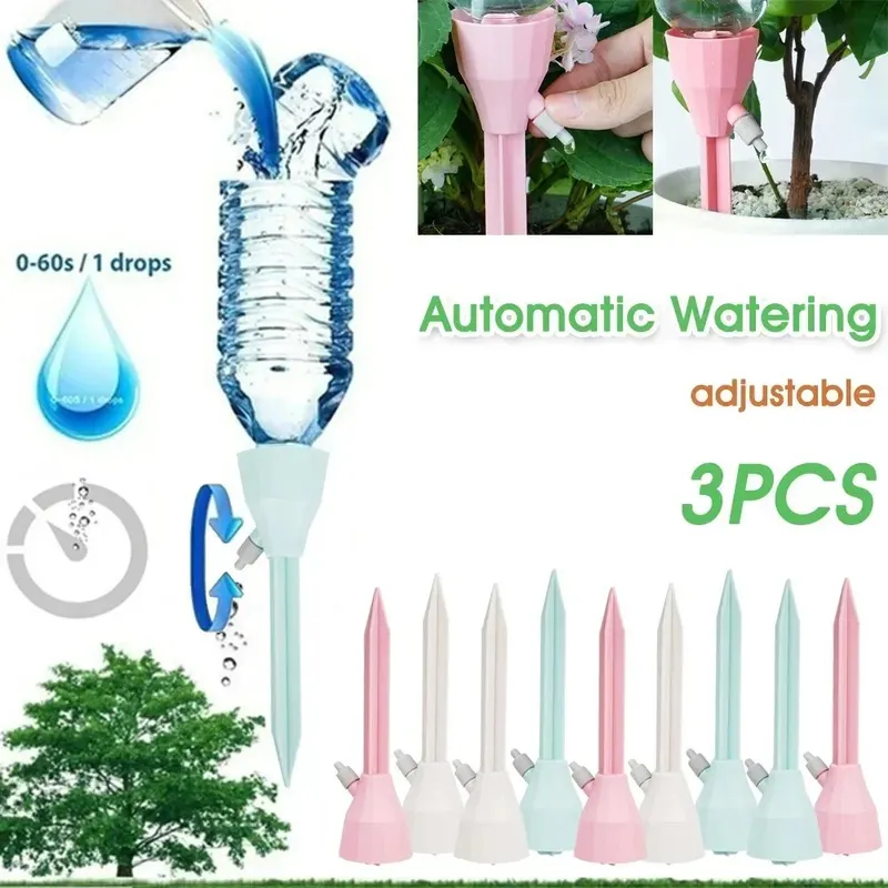 3Pcs Adjustable Drip Irrigatio – обзор и цена Self Watering Insert