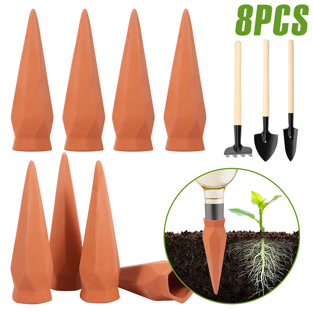 8Pcs Self Watering Stakes Red  – обзор и цена Self Watering Insert