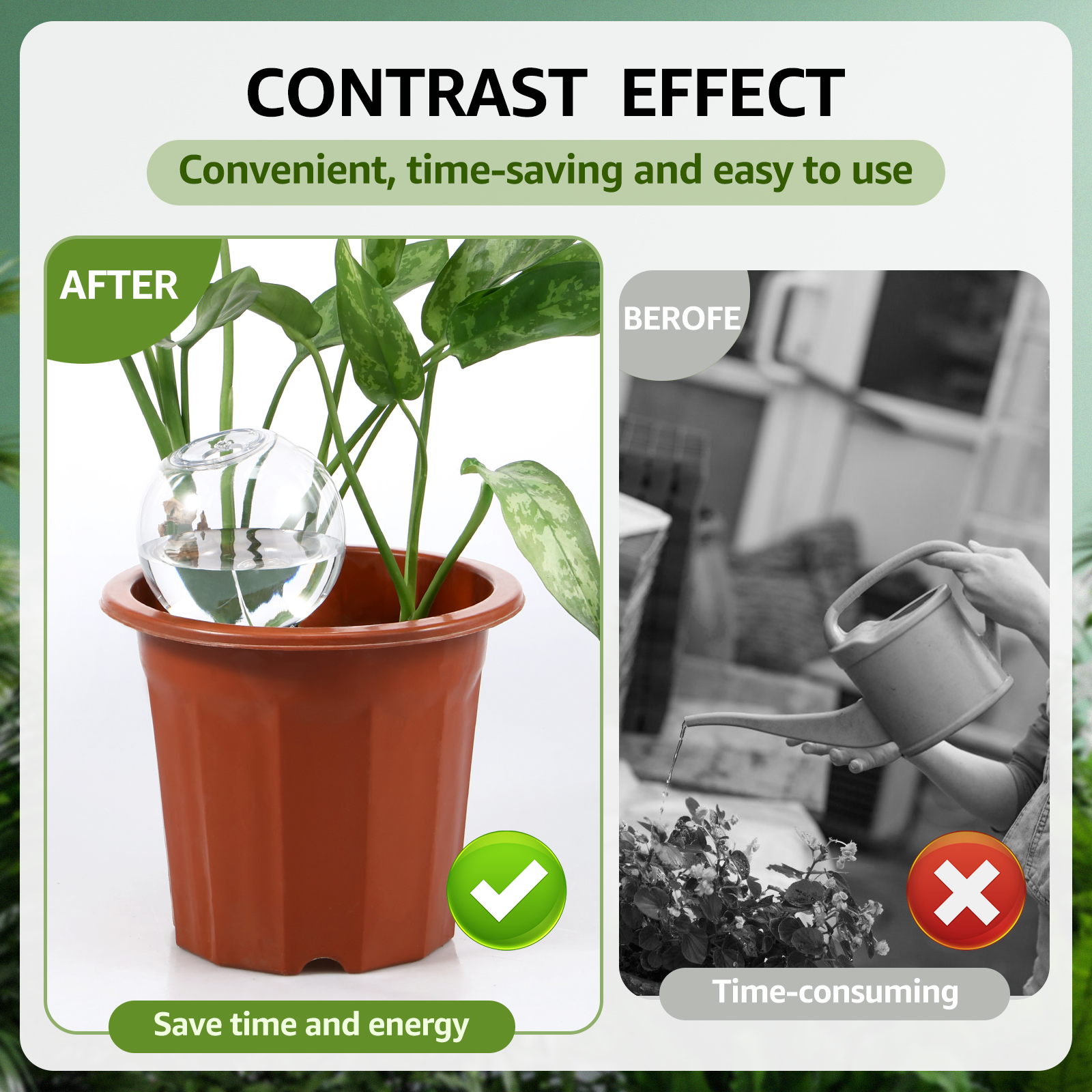 2/4Pcs 500ML Automatic Drip Ir – обзор и цена Self Watering Insert
