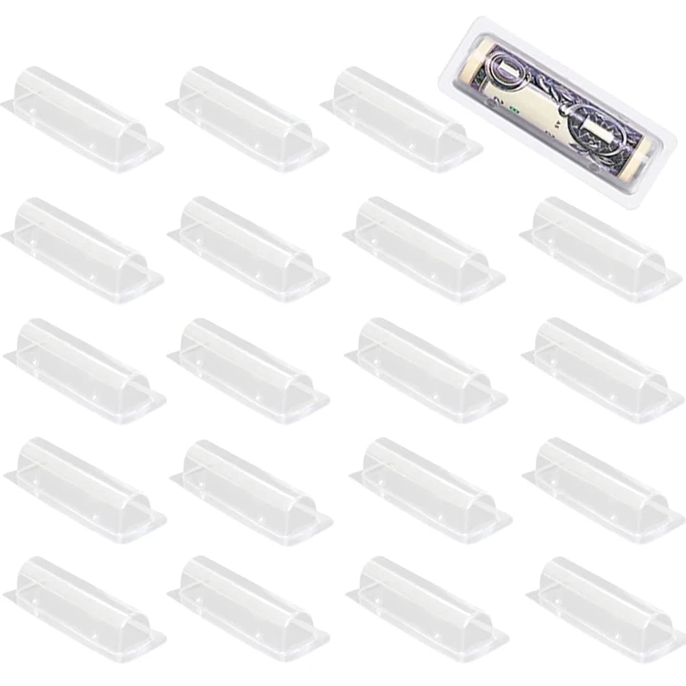 50/100pcs Money Card Holder Wi – обзор и цена Plastic Dome Clear