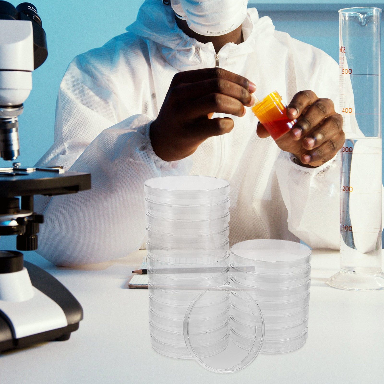 20Pcs Clear Sterile Petri Dish – обзор и цена Agar Tissue Culture
