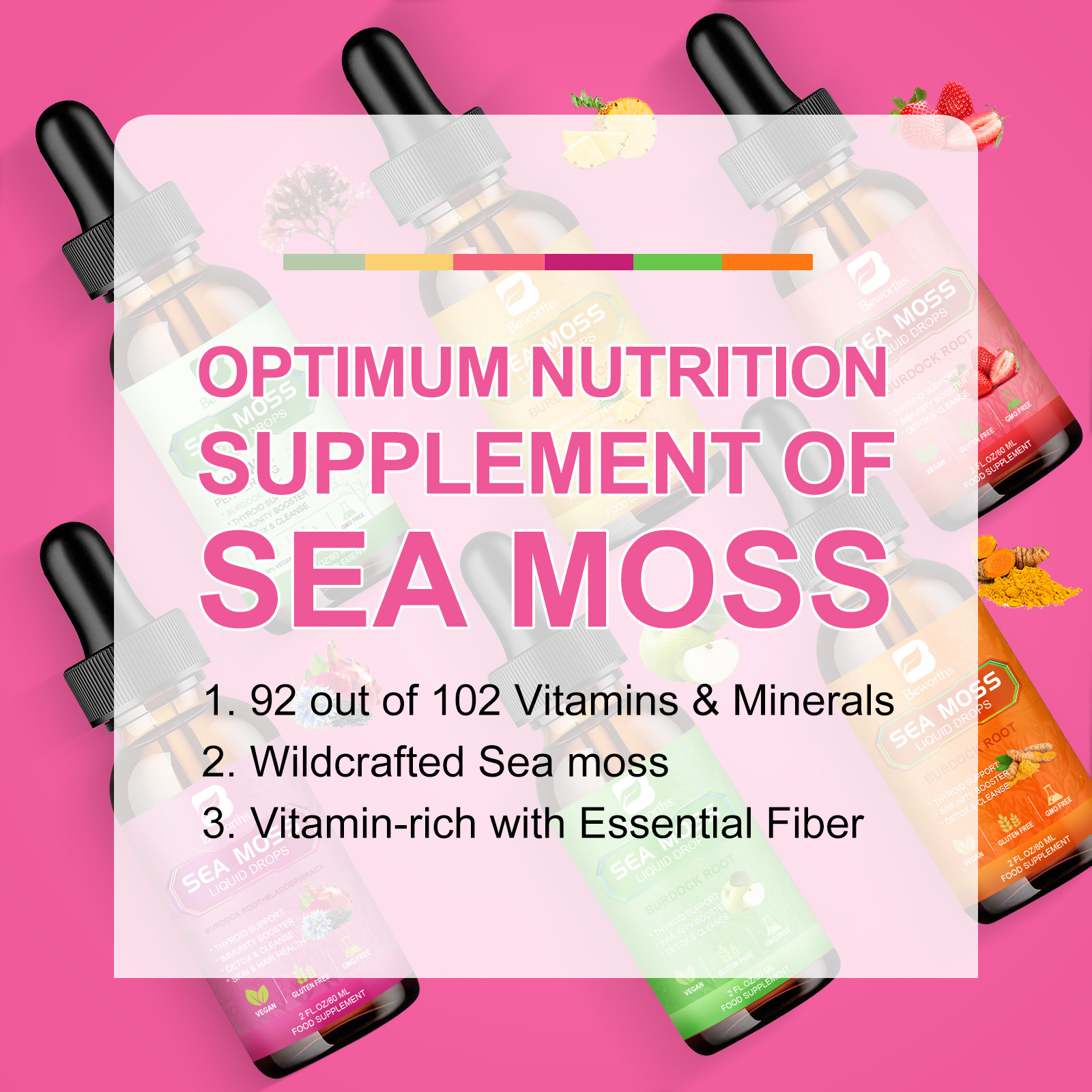 BEWORTHS 3000MG Seamoss Liquid – обзор и цена Root Stimulator Liquid