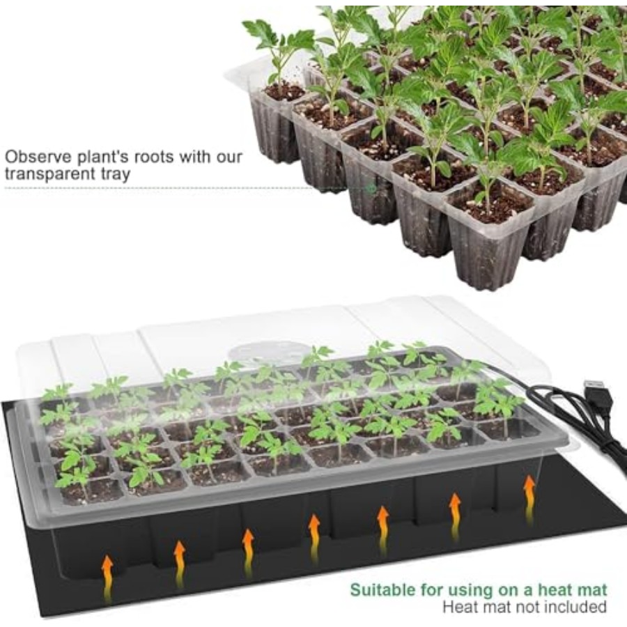 Seedling Trays Seed Starter Tr – обзор и цена Humidity Dome Kit