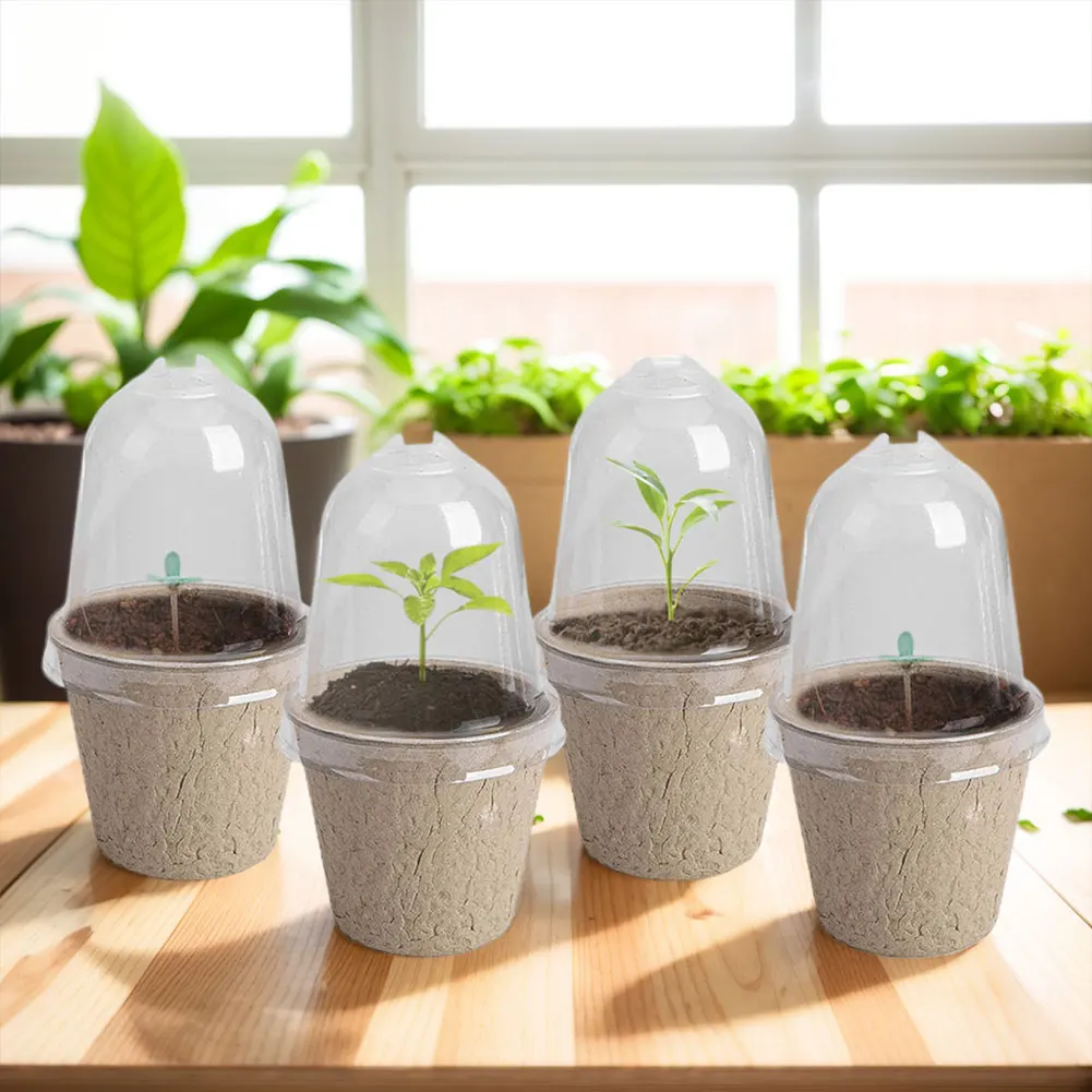 10pcs Garden Round Peat Pots P – обзор и цена Peat Pellet Tray