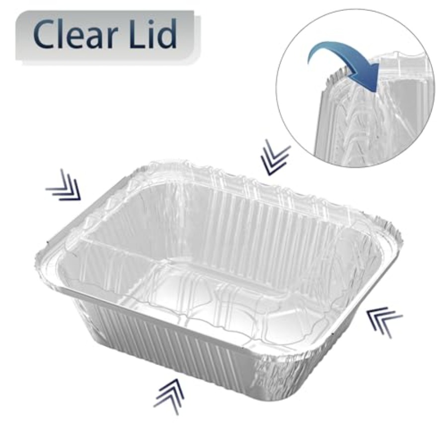 25 Pack Rectangular Disposable – обзор и цена Plastic Dome Clear