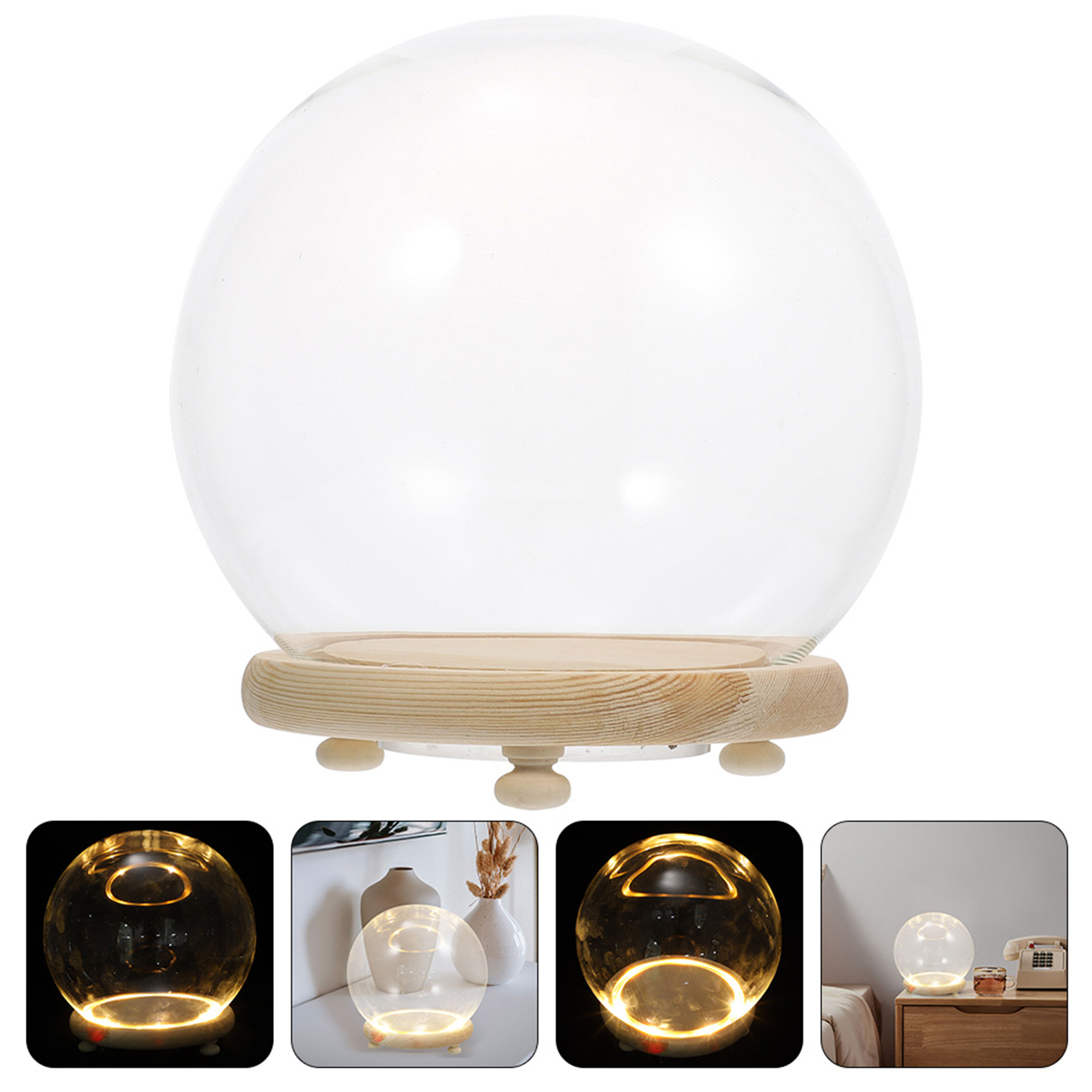 Eternal Flower Glass Cover Cle – обзор и цена Plastic Dome Clear