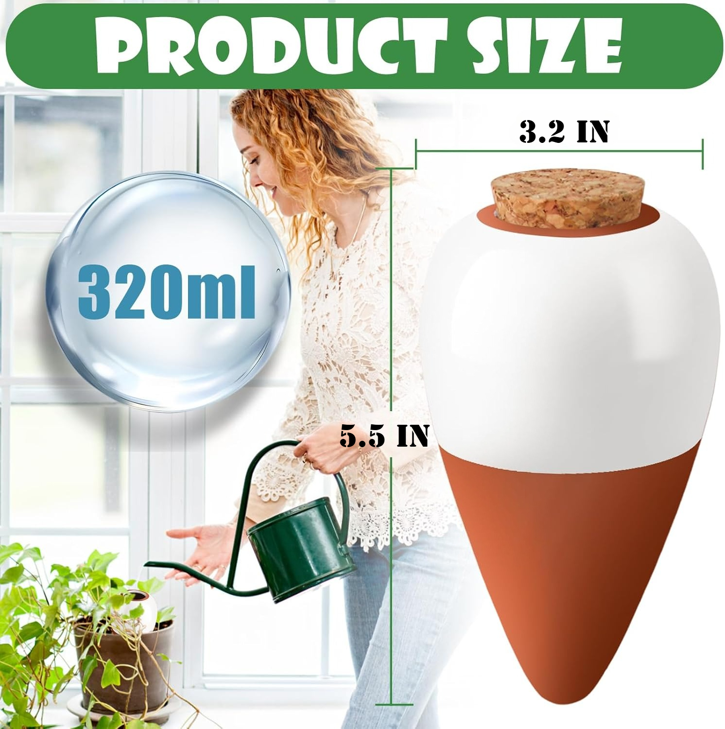 Terracotta Watering Spikes,Sel – обзор и цена Self Watering Insert