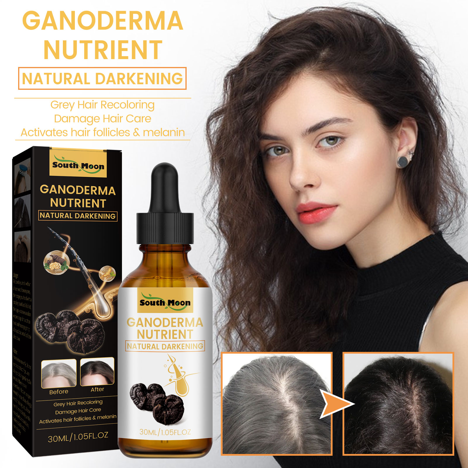 Black Ganoderma Lucidum Hair L – обзор и цена Root Stimulator Liquid