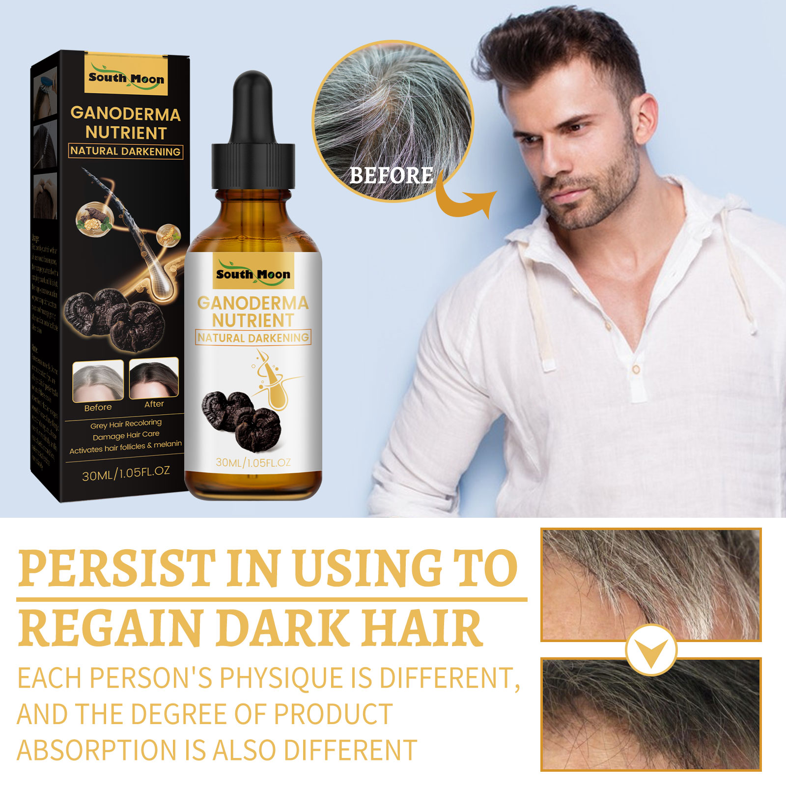 Black Ganoderma Lucidum Hair L – обзор и цена Root Stimulator Liquid
