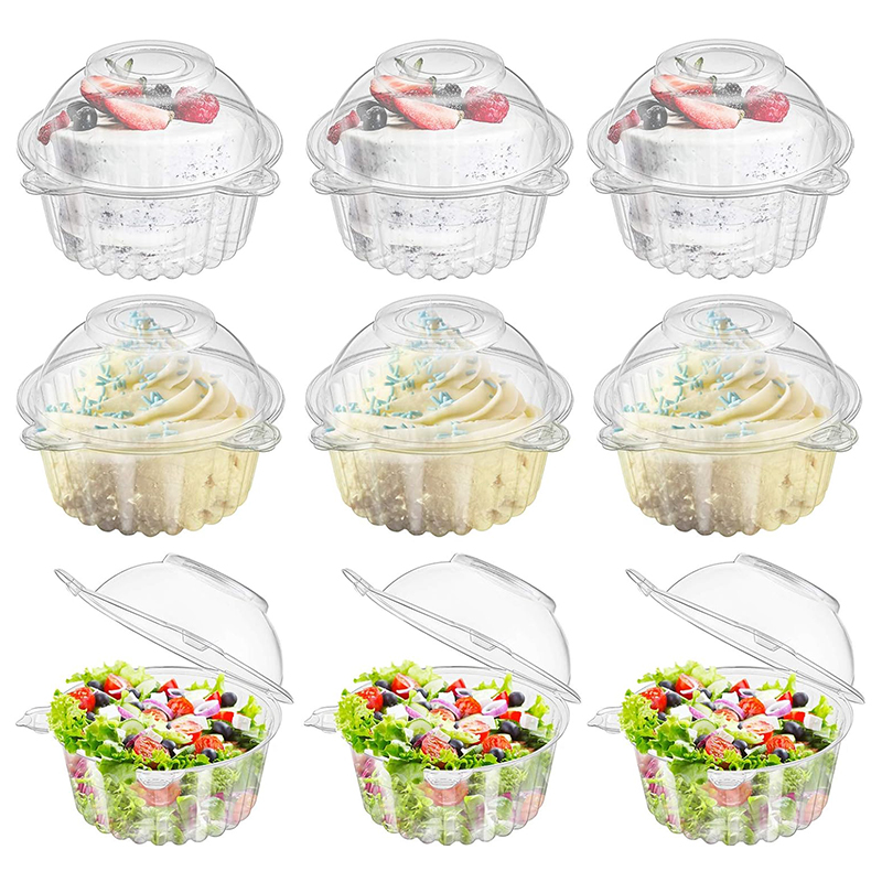 10pcs Cupcake Packaging Boxes  – обзор и цена Plastic Dome Clear