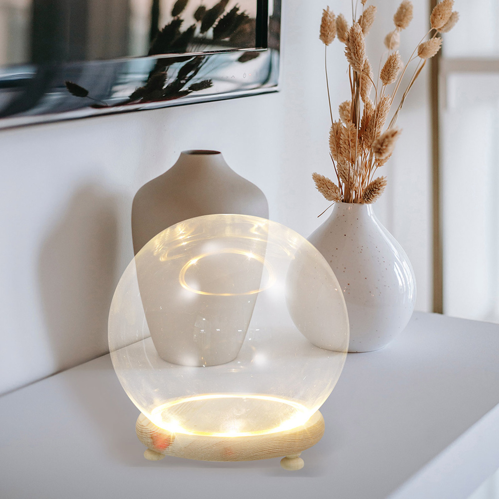 Luminous Preserved Flower Glas – обзор и цена Plastic Dome Clear