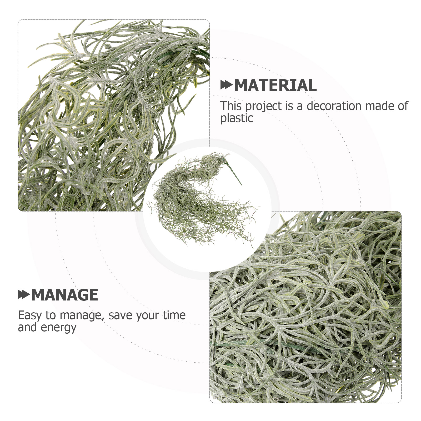 Hanging Decor Artificial Dried – обзор и цена Sphagnum Moss Dry