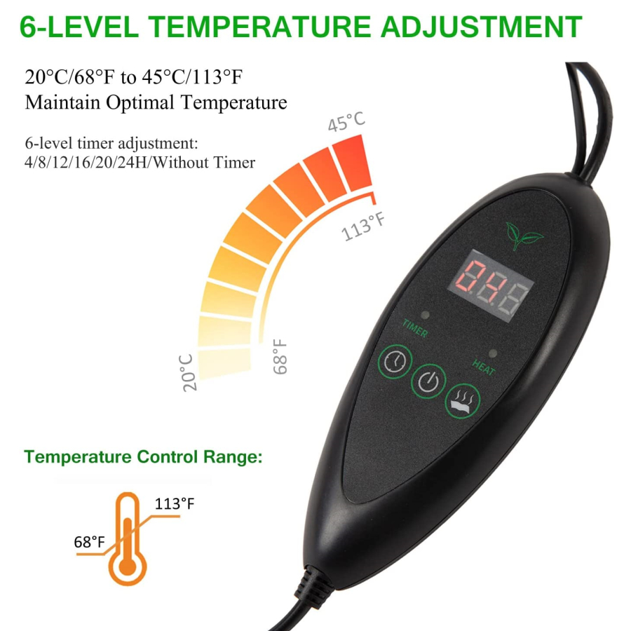 3 Sizes Upgrade Seedling Heat  – обзор и цена Heat Mat Seedling