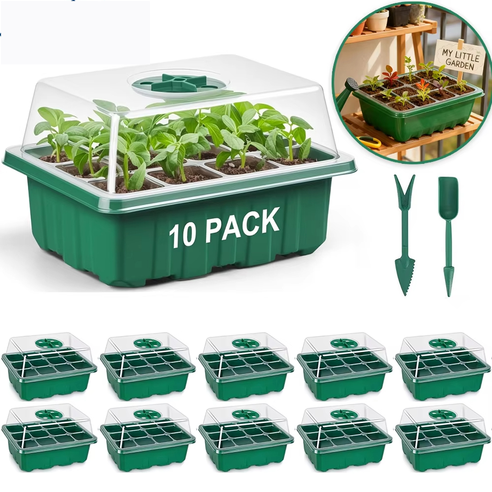 3Pcs Seed Starter Tray Mini Gr – обзор и цена Humidity Dome Kit