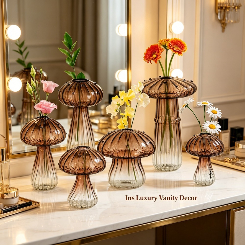 Mushroom‑Design Fluted Glass P – обзор и цена Propagation Station Vase