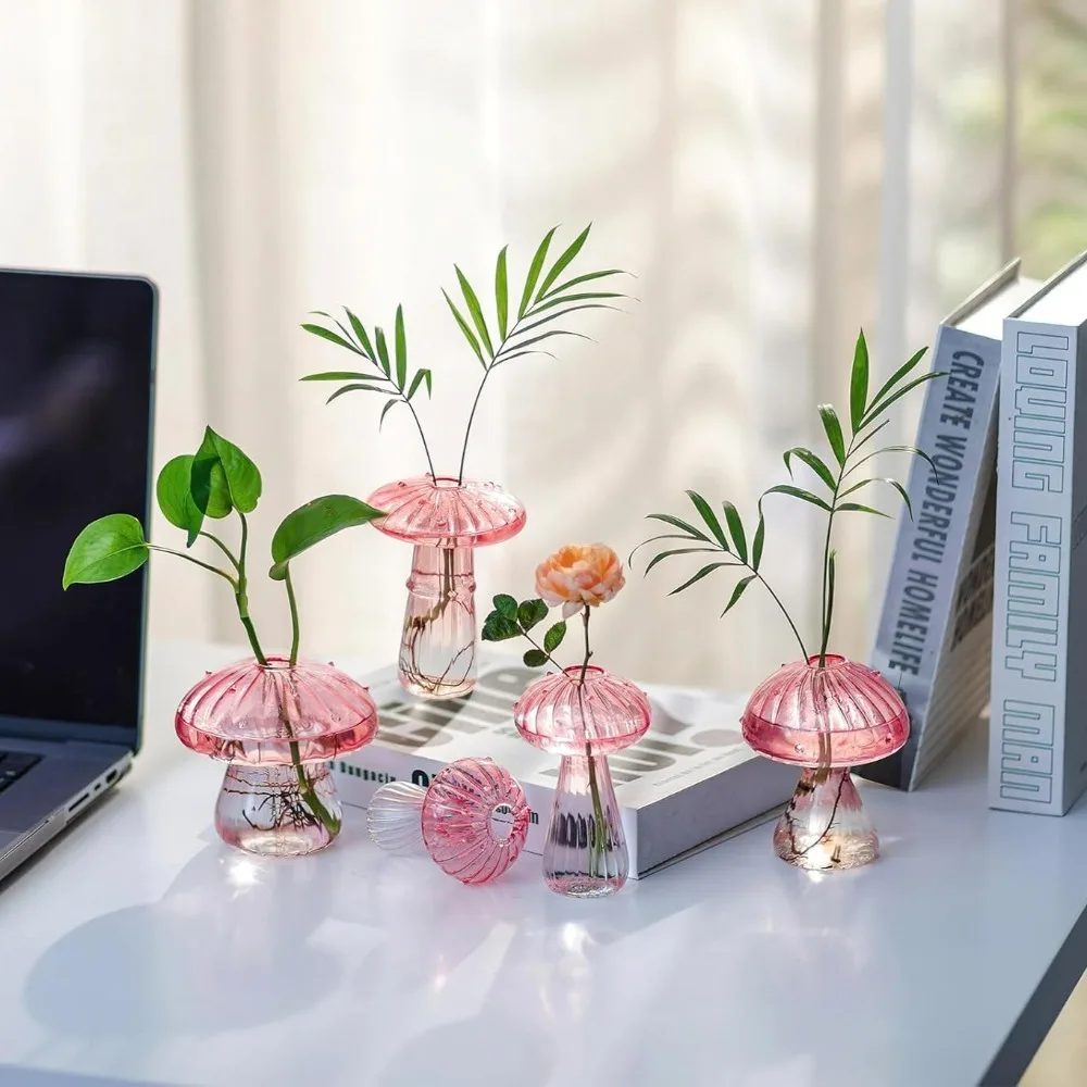 Mushroom‑Design Fluted Glass P – обзор и цена Propagation Station Vase