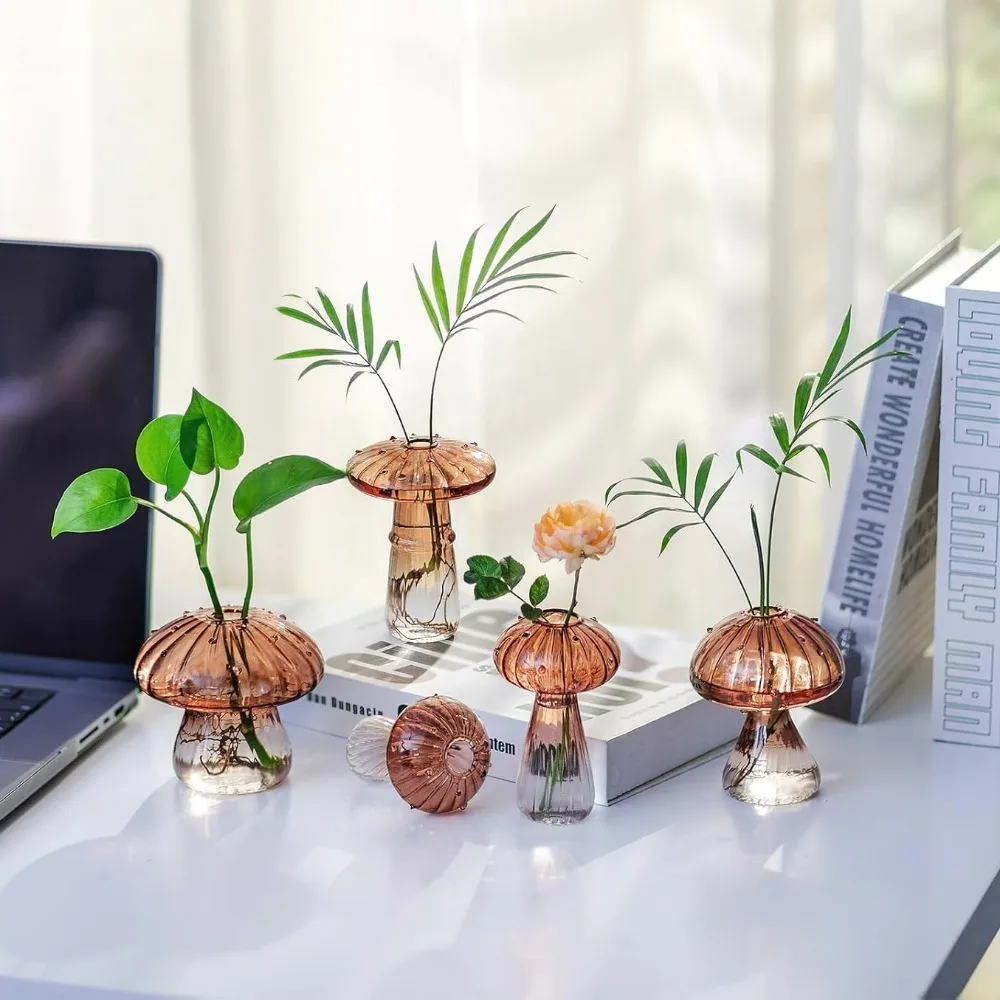Mushroom‑Design Fluted Glass P – обзор и цена Propagation Station Vase