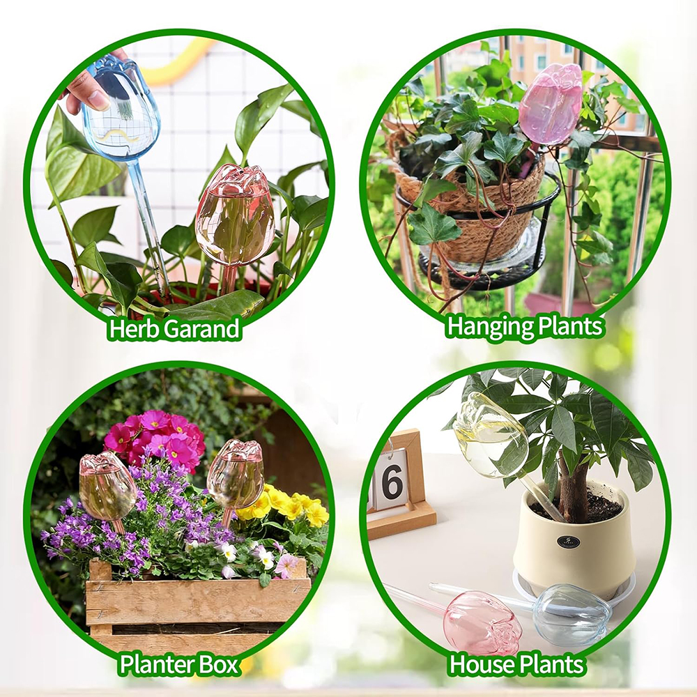 2/4pcs Tulip-Shaped Self-Water – обзор и цена Self Watering Insert