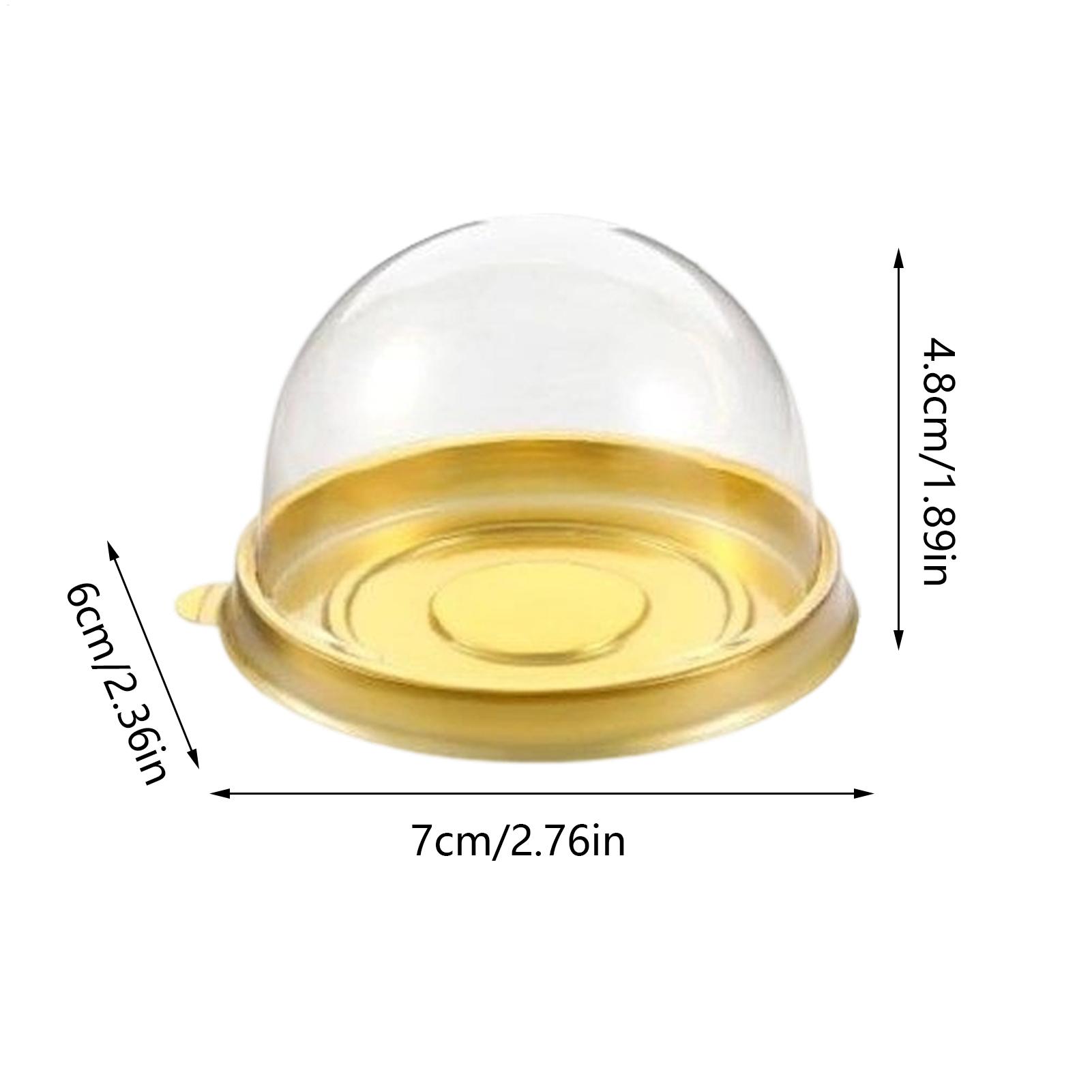 Cupcake Boxes 50pcs Clear Plas – обзор и цена Plastic Dome Clear