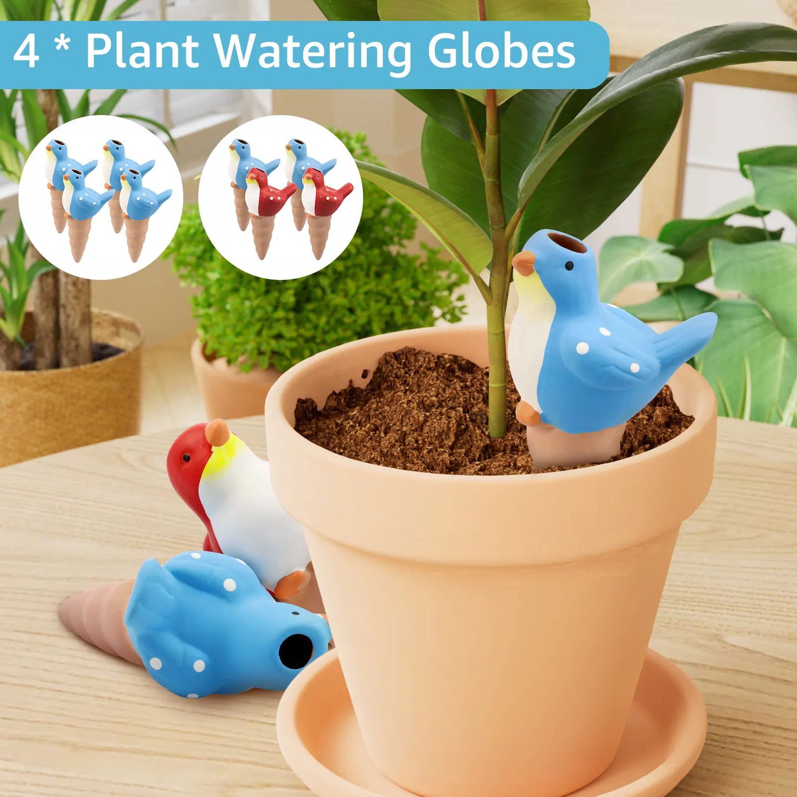 4Pcs Automatic Plant Watering  – обзор и цена Self Watering Insert